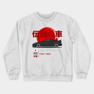 Midnight Racer Black Integra DC 2 JDM Crewneck Sweatshirt